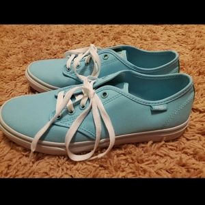 Blue Iridescent Back Vans